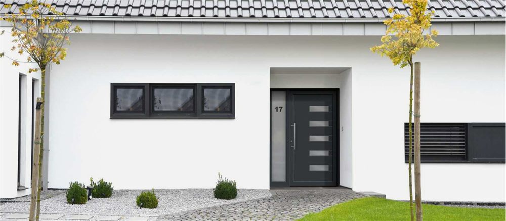 Aluminium-Haustür CL 75 von BE
